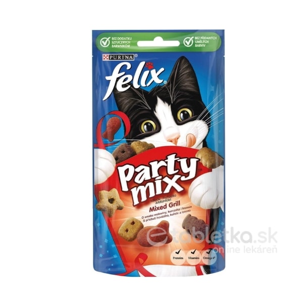 Felix Pamlsky Party mix Mixed grill 8x60g