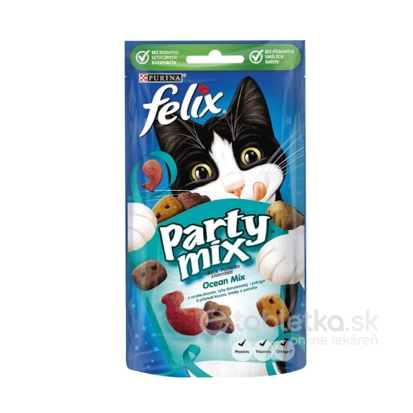 Felix Pamlsky Party mix Ocean mix 8x60g