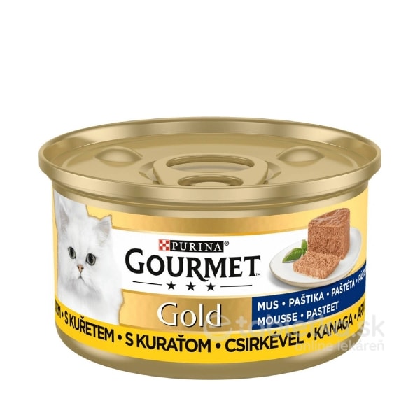GOURMET GOLD Cat kuracia paštéta 12x85g