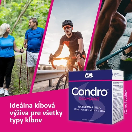 GS Condro DIAMANT - ideálna kĺbová výživa pre všetky typy kĺbov