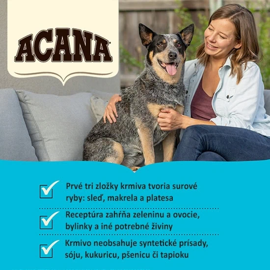 Granule pre psy ACANA Regionals Recipe Pacifica a ich výhody