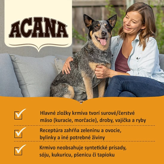 Granule pre psy ACANA Regionals Recipe Wild Prairie a ich výhody pre vášho miláčika
