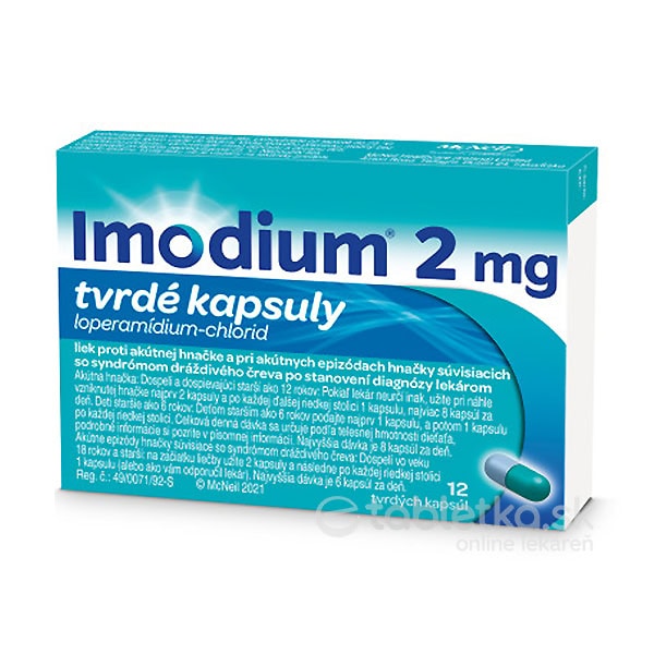 Imodium 2mg 12 kapsúl