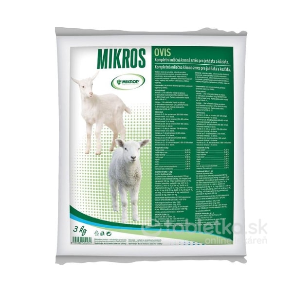 E-shop Mikros Telmilk ovis Mlieko pre jahňatá a kozľatá 3kg