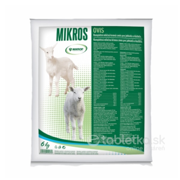 E-shop Mikros Telmilk ovis Mlieko pre jahňatá a kozľatá 6kg