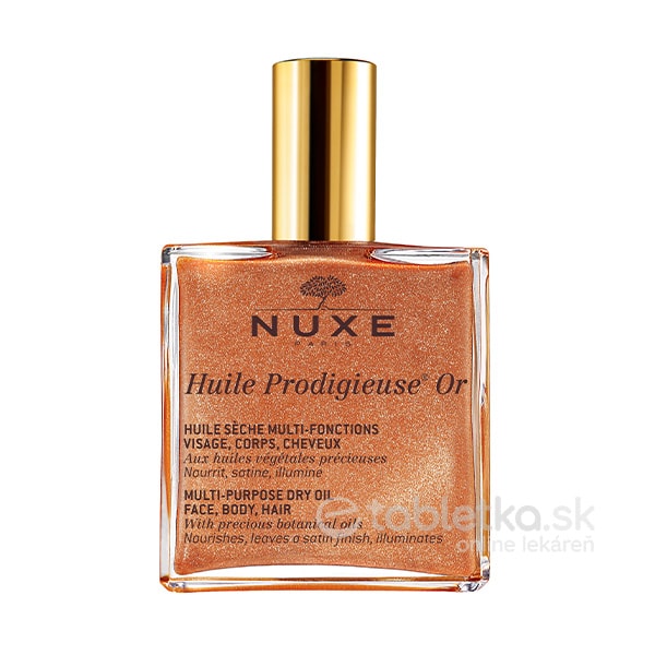 E-shop NUXE Huile Prodigieuse Zlatý olej s trblietkami multifunkčný na tvár, telo a vlasy 100ml