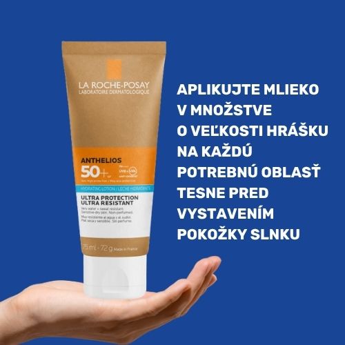 Používajte hydratačné mlieko z radu ANTHELIOS správne