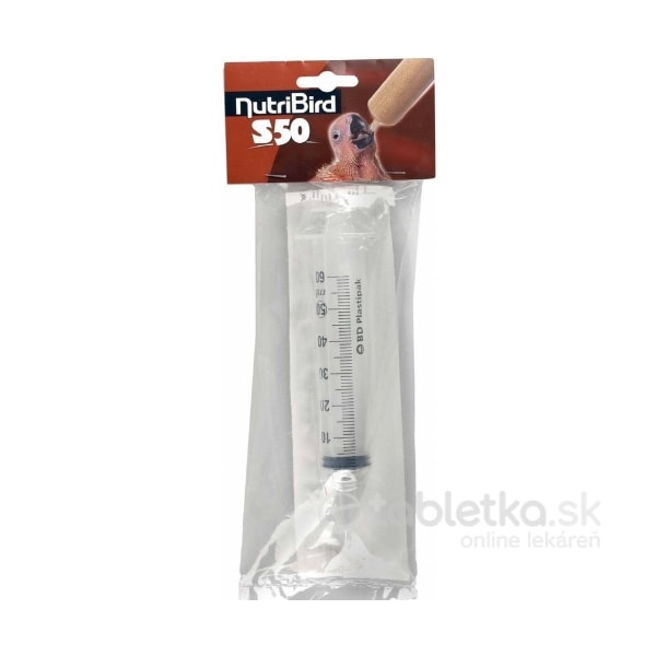 E-shop Versele Laga NutriBird S Injekčné striekačky pre ručné dokrmovanie 1x50ml