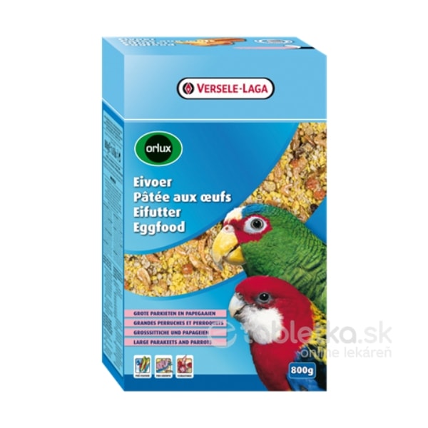Versele Laga Orlux Eggfood Dry Large Parakeets and Parrots 800g