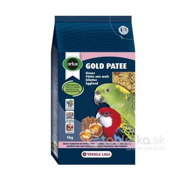 Versele Laga Orlux Gold Patee Large Parakeets and Parrots 1kg