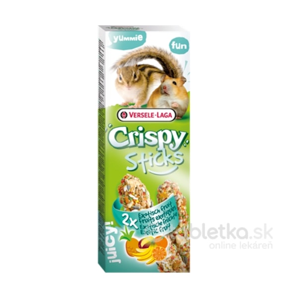 E-shop Versele Laga Pamlsky Crispy Sticks Hamsters and Squirrels Exotic Fruit 2x110g