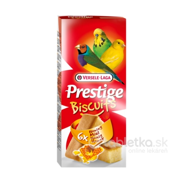 Versele Laga Pamlsky Prestige Biscuits Birds Honey 6x70g