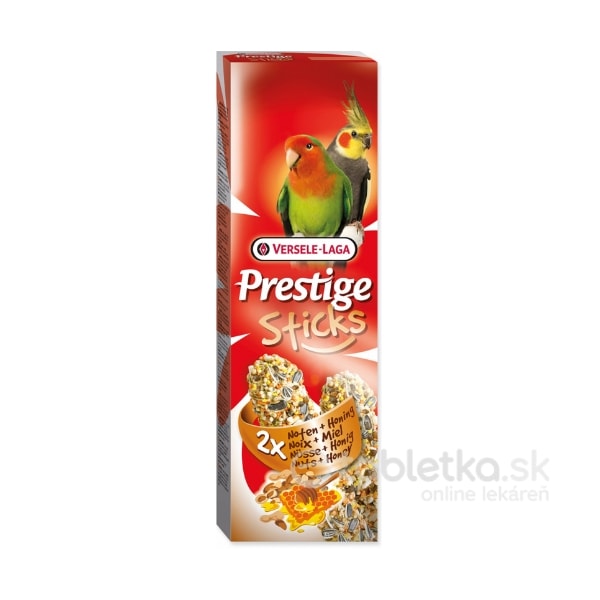 Versele Laga Pamlsky Prestige Sticks Big Parakeets Nuts and Honey 2x140g