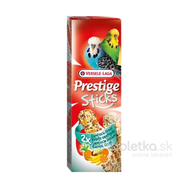 Versele Laga Pamlsky Prestige Sticks Budgies Exotic Fruit 2x60g