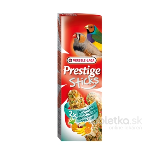 Versele Laga Pamlsky Prestige Sticks Finches Exotic Fruit 2x60g