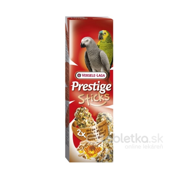 E-shop Versele Laga Pamlsky Prestige Sticks Parrots Nuts and Honey 2x140g