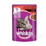 Whiskas kapsičky Hovädzie mäso v šťave 28x100g