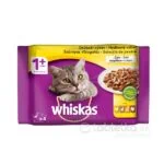 Whiskas kapsičky Hydinový výber v želé 4x100g