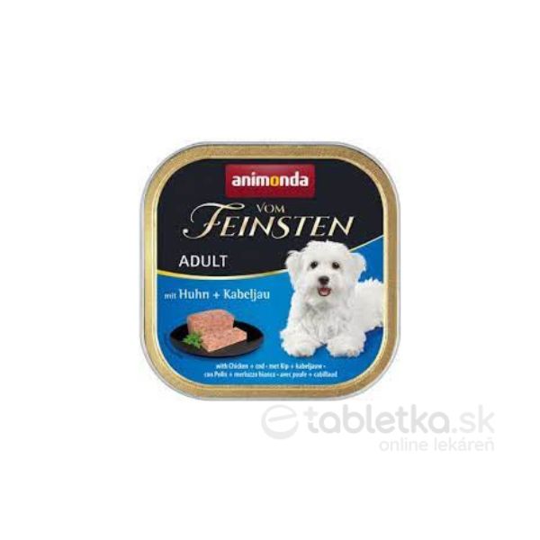Animonda Vom Feinsten Dog Adult Chicken+Codfish 11x150g