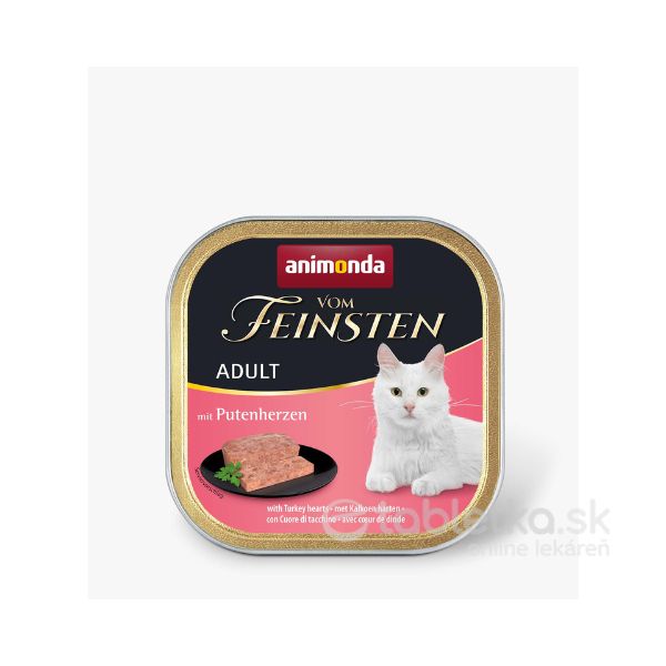 E-shop Animonda Vom Feinsten Cat Adult with Turkey Hearts 16x100g
