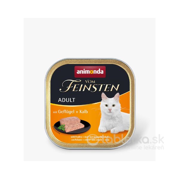 E-shop Animonda Vom Feinsten Cat Adult with Poultry+Veal 16x100g
