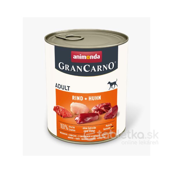Animonda Grancarno Dog Adult Beef+Chicken 6x800g