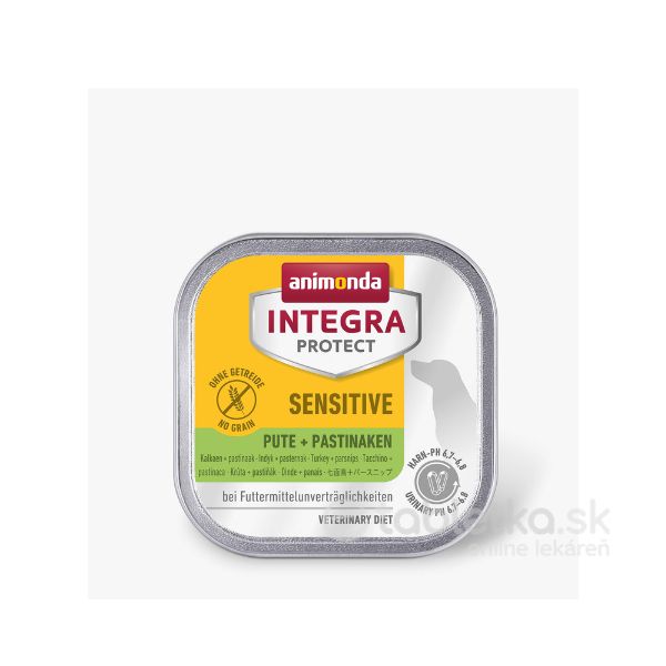 E-shop Animonda INTEGRA Protect Dog Sensitive Turkey+Parsnips 11x150g