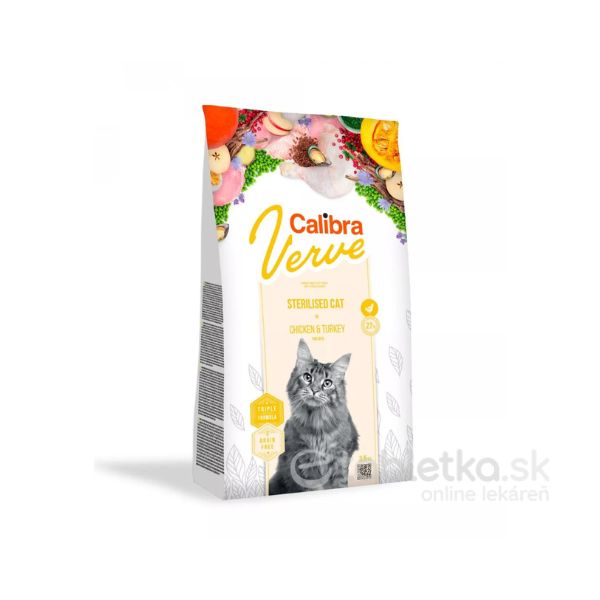 E-shop Calibra Cat Verve GF Sterilised Chicken&Turkey 3,5kg