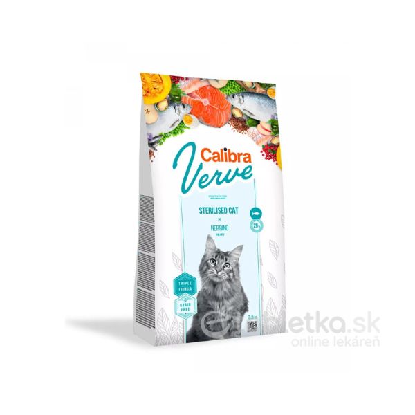 E-shop Calibra Cat Verve GF Sterilised Herring 3,5kg