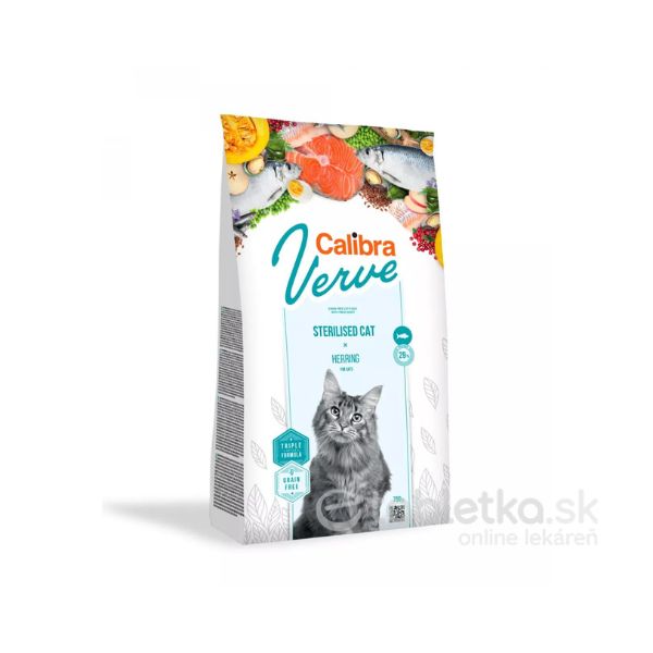 E-shop Calibra Cat Verve GF Sterilised Herring 750g