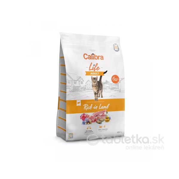 E-shop Calibra Cat Life Adult Lamb 6kg