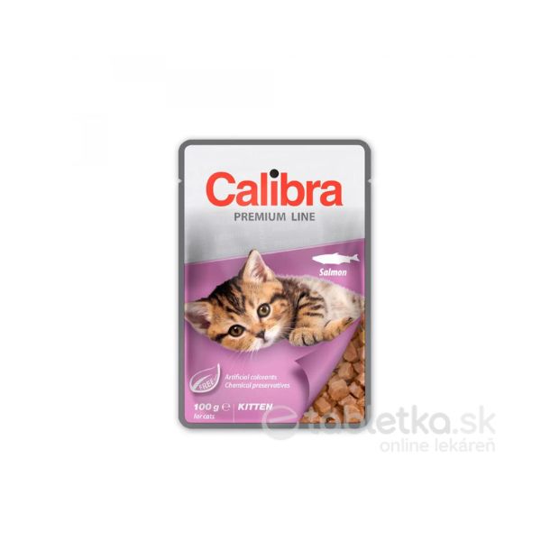 E-shop Calibra Cat Kapsička Premium Kitten Salmon 24x100g