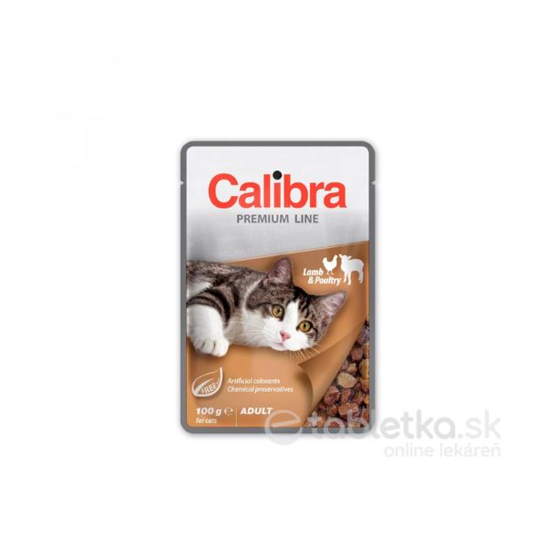 Calibra Cat Kapsička Premium Adult Lamb&Poultry 24x100g