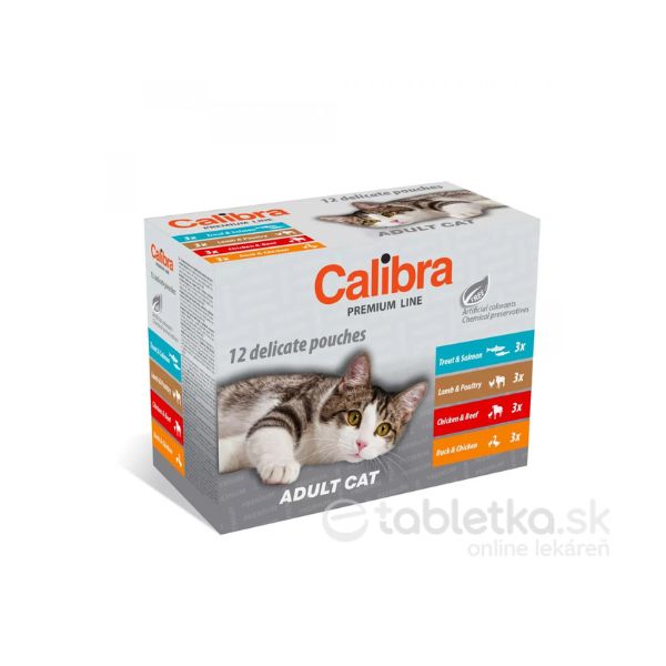 Calibra Cat Kapsička Premium Adult Multipack 12x100g