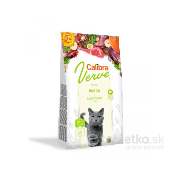 E-shop Calibra Cat Verve GF Adult Lamb&Venison 8+ 750g