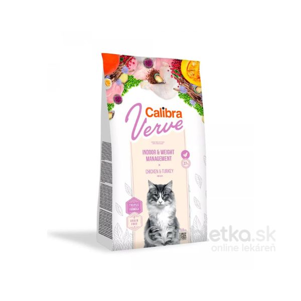 E-shop Calibra Cat Verve GF Indoor&Weight Chicken 3,5kg