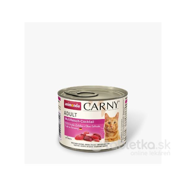 Animonda Carny Cat Adult mäsový koktail 6x200g