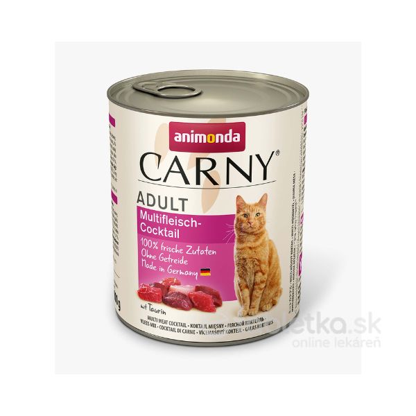 Animonda Carny Cat Adult mäsový koktail 6x800g