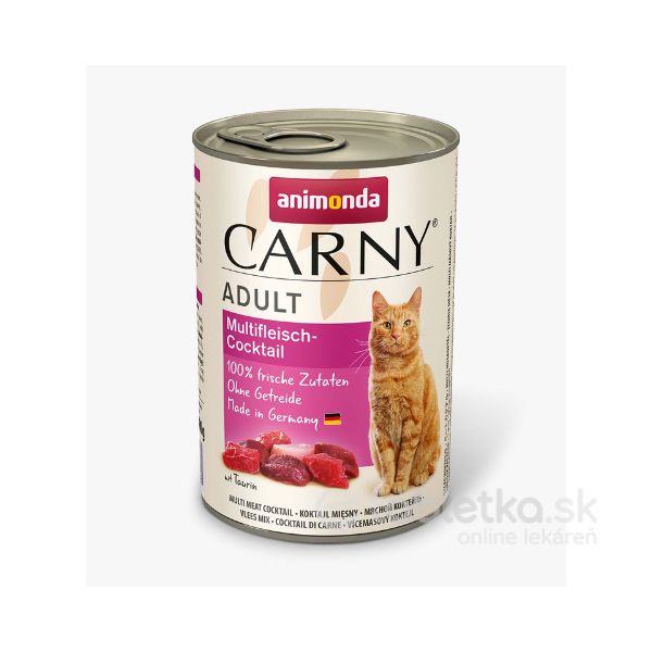 Animonda Carny Cat Adult mäsový koktail 6x400g
