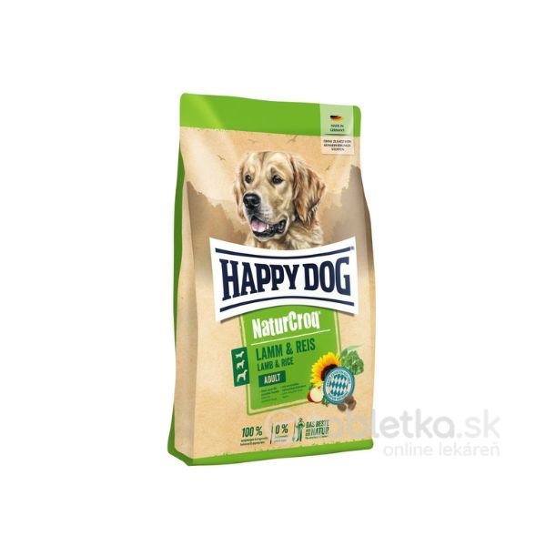 Happy Dog NaturCroq Lamm&Reis 15kg