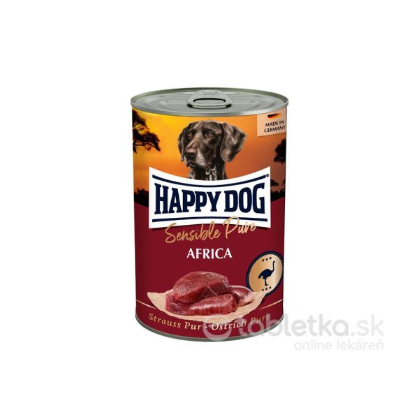 Happy Dog Strauß Pur Africa 400g