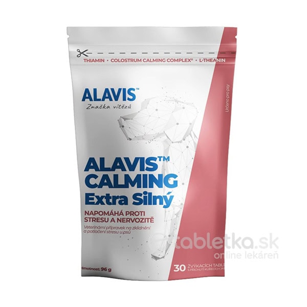 Alavis Calming Extra silný žuvacie tablety pre psy a mačky 30ks