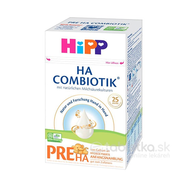HiPP HA 1 COMBIOTIK, PRE HA počiatočná dojčenská výživa 600g