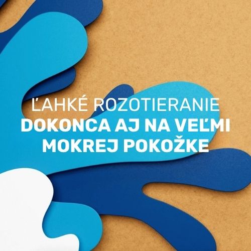 Ľahké rozotieranie mlieka ANTHELIOS Dermo-Pediatrics aj na mokrej pokožke