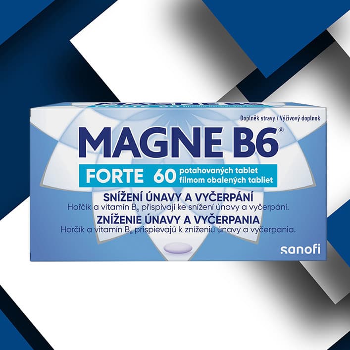MAGNE B6 Forte tablety - balenie 60 tabliet
