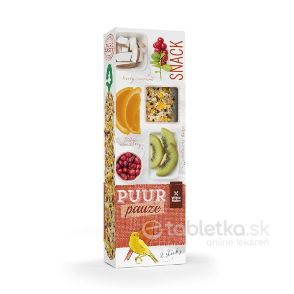 PUUR Pauze Sticks Tyčinky brusnice a kiwi 60g