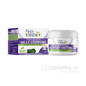 Petit CHENE Belly Comfort balzam mäta-zázvor 40ml pre bábätká, bio, bez esenciálnych olejov, dermatologicky testovaný.