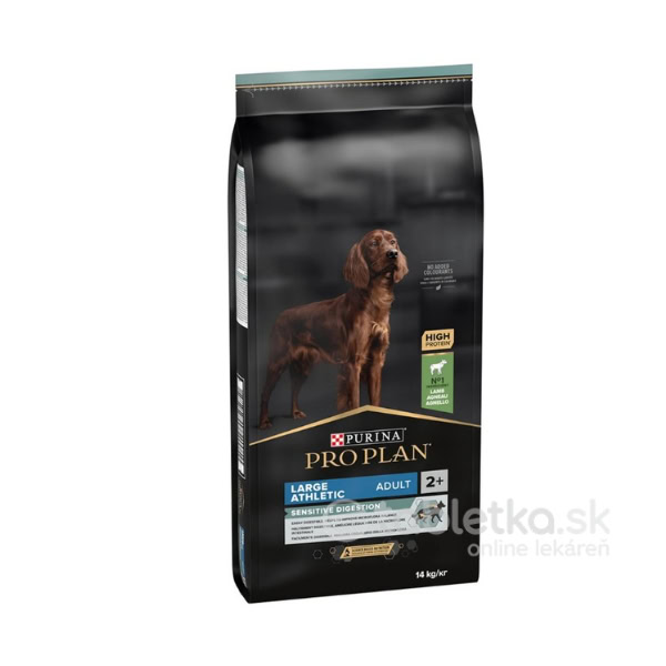 ProPlan Dog Adult Large Athletic Sensitive Digestion Jahňacie mäso 14kg