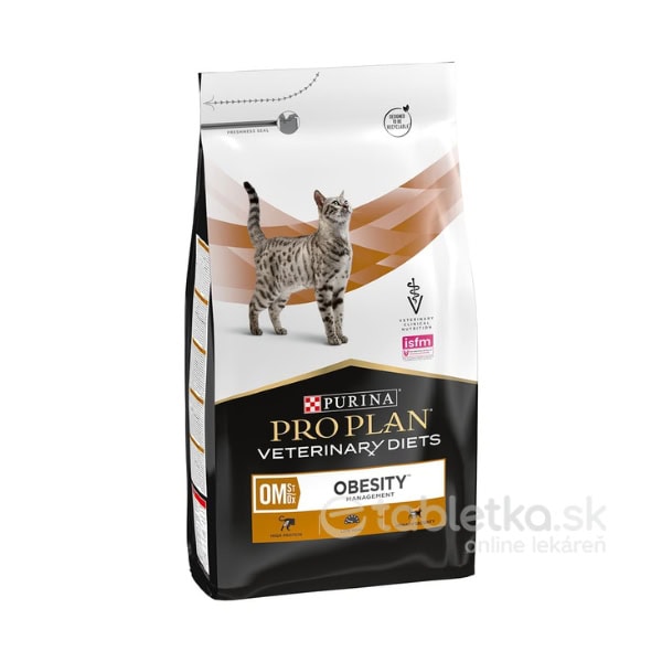 E-shop Purina ProPlan Veterinary Diets Cat OM St/Ox Obesity Management 5kg