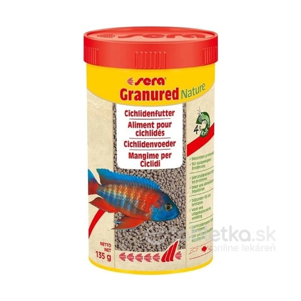 E-shop Sera Granured Nature základné krmivo 250ml
